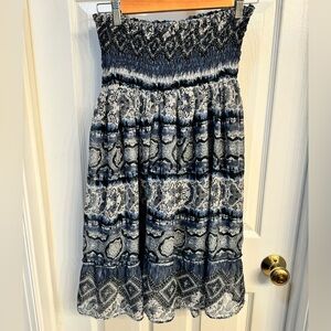 New Glory Strapless Dress Size Medium